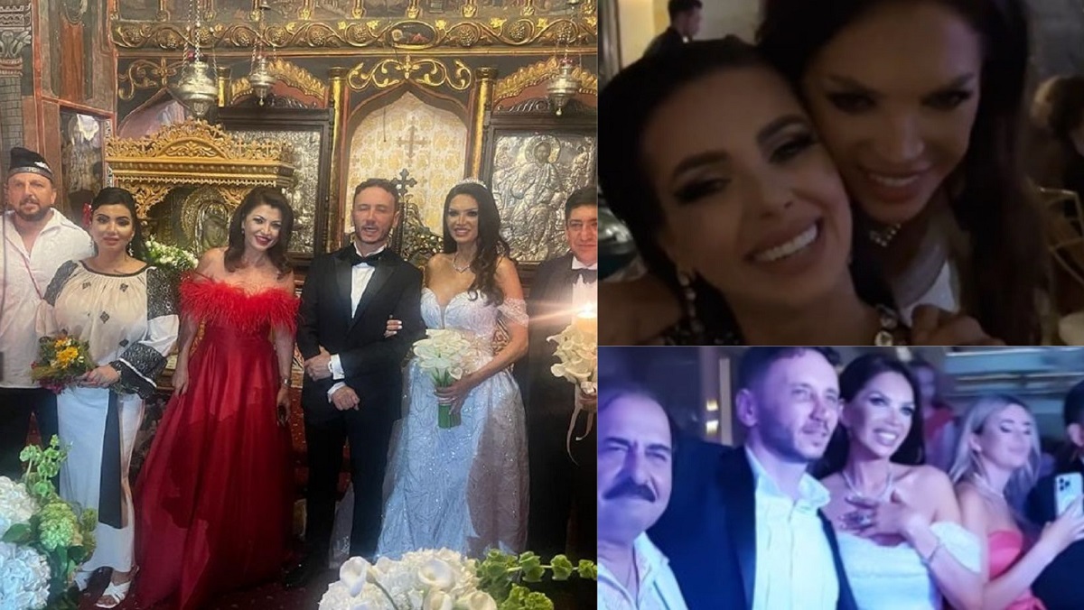 Rochia de mireasă spectaculoasă purtată de Cristina Spătar