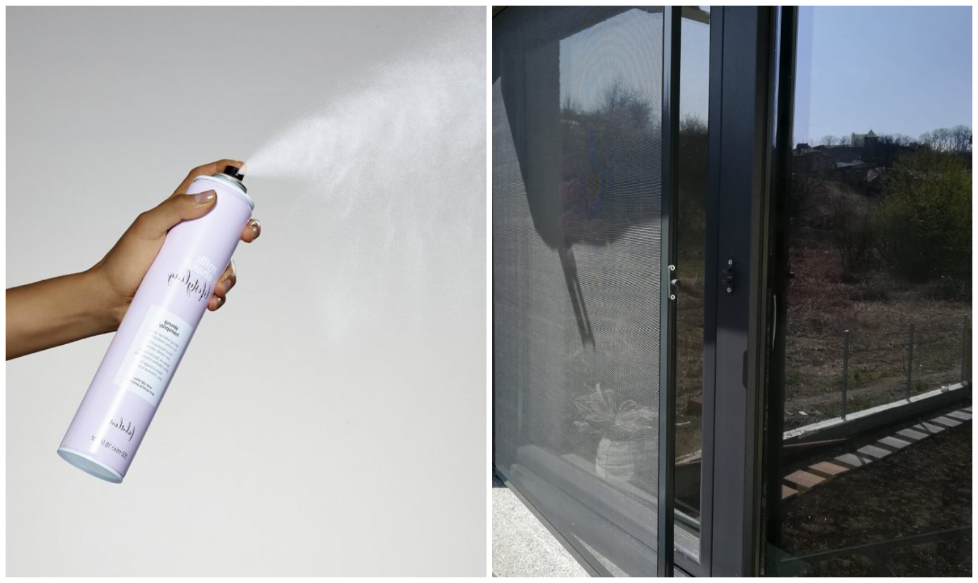 A dat cu fixativ pe plasele de țânțari de la geamuri, iar a doua zi a observat ceva uimitor. E trucul verii, vei face și tu la fel