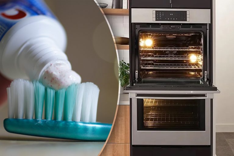 A uns cuptorul cu pastă de dinți și a așteptat câteva minute. Rezultatul a uimit-o, a făcut mereu așa apoi
