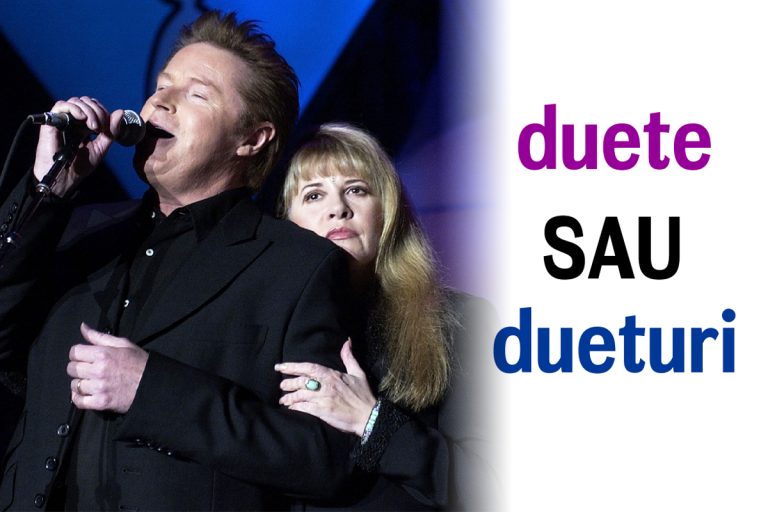 Care este pluralul cuvântului duet. Mulți nu-și dau seama și fac greșeala