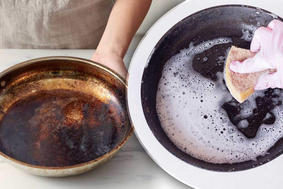 Cea mai simplă și rapidă metodă prin care să cureți o tigaie arsă