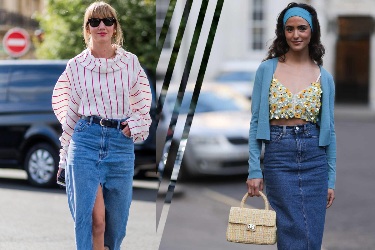 Cu ce se poarta fusta de blugi. Idei de tinute pentru o combinatie reusita, asa o poti accesoriza corect