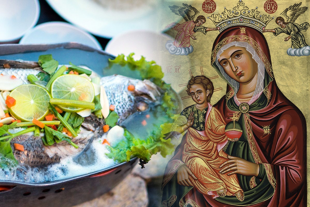 Dezlegare la pește în postul Sfintei Maria