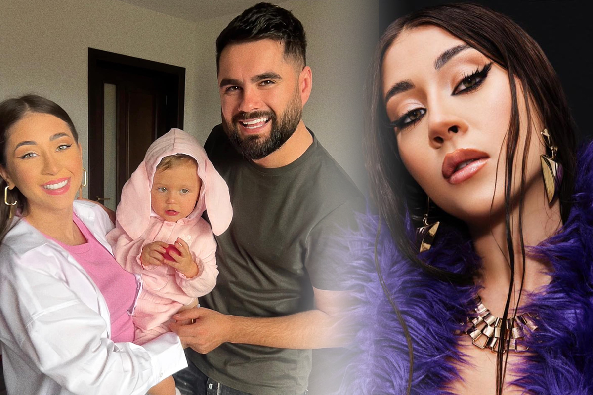 Imagine adorabila cu Nicole Cherry si familia ei. Cum a fost surprinsa fetita artistei, un detaliu a atras atentia fanilor