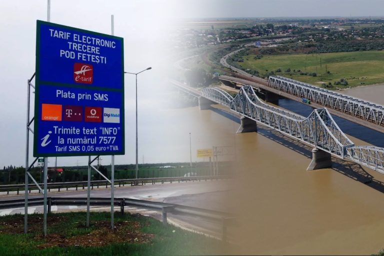 Plata taxei de pod de la Fetești redevine obligatorie. Data de la care va trebuie plătită de șoferi. Anunțul CNAIR