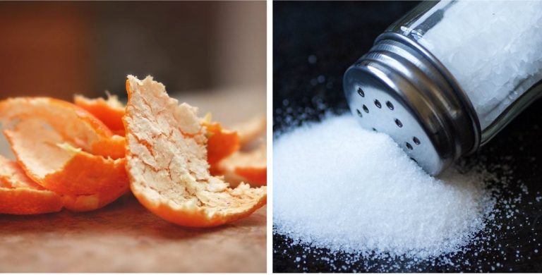 A pus o lingură de sare și câteva coji de portocală în frigider. Trucul e uimitor, te scapă de o mare problemă