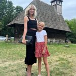 Andreea Perju și fiicele ei