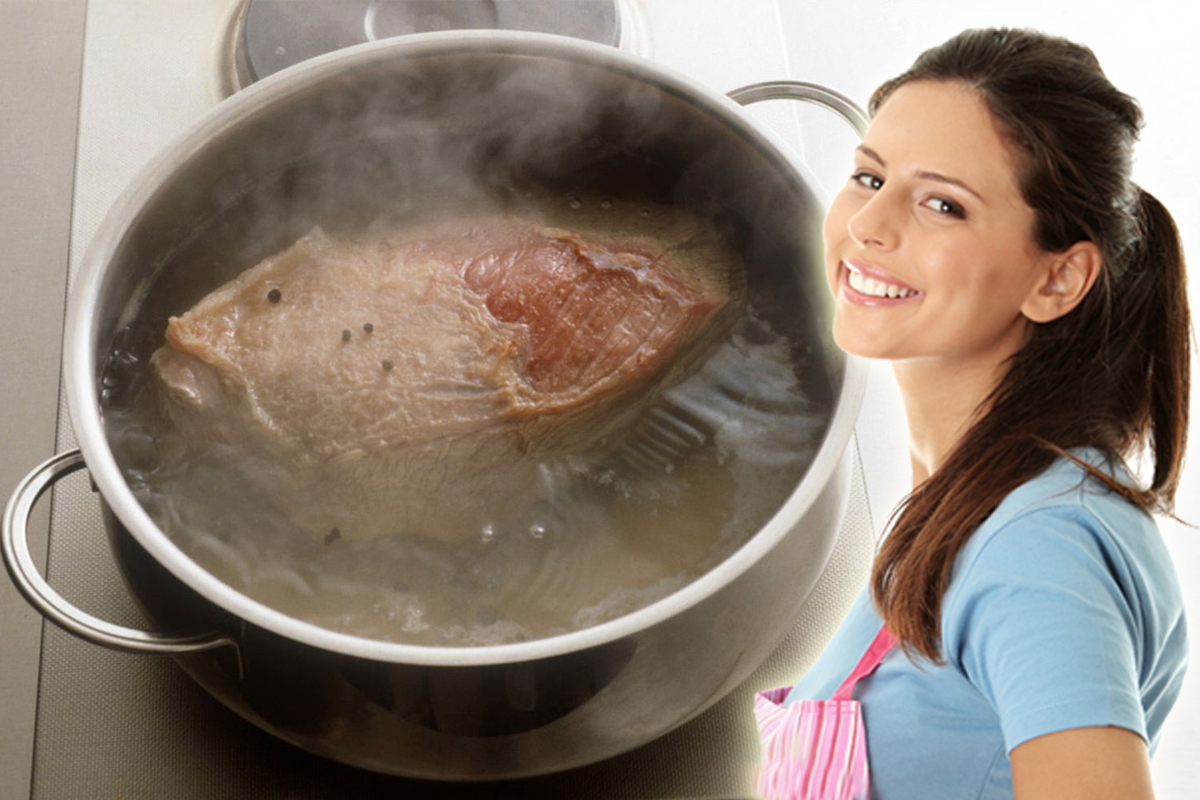Ce sa pui in apa ca sa fiarba carnea de gaina mai repede. Doar cateva persoane stiu trucul asta