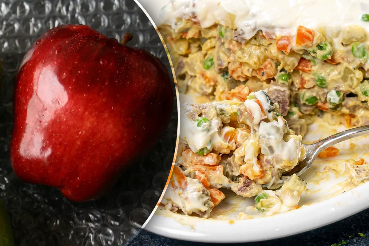 De ce să pui măr în salata de boeuf