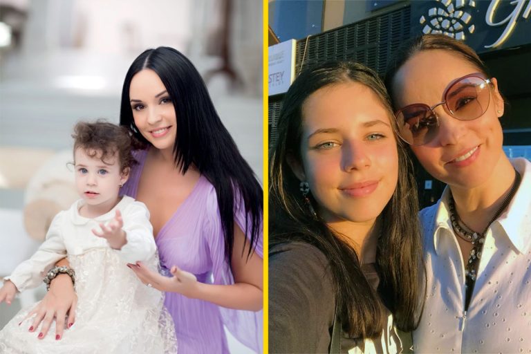Fiica Andreei Marin și a lui Ștefan Bănică, de o frumusețe răpitoare. Violeta s-a transformat într-o tânără superbă, la aproape 16 ani. Imaginile fac furori