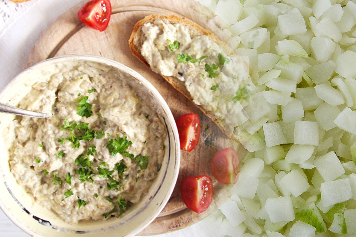 Nu mai pune ceapa tocata in salata de vinete. Ce trebuie sa faci cu ea, de fapt, pentru un gust mai bun. E secretul de top al marilor bucatari