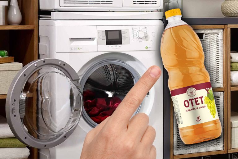 A turnat oțet în mașina de spălat, iar rezultatul a fost incredibil. Trucul gospodinelor pentru rufe strălucitoare