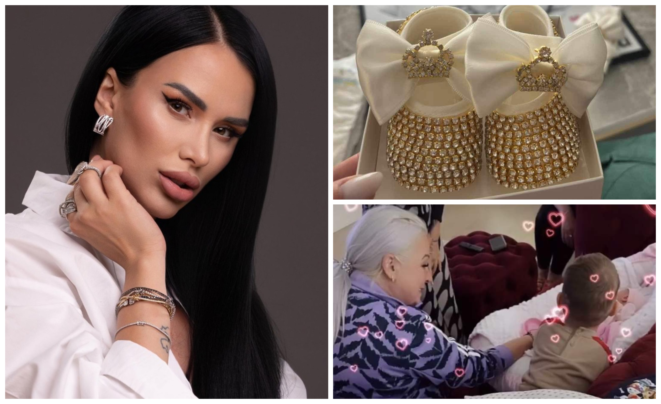 Cum a apărut îmbrăcată Daniela Crudu la botezul fiicei sale