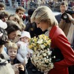Princess Diana wearing a Jasper Conran suit during a visit to a community centre in Brixton, October 1983. (Photo by Princess Diana Archive/Getty Images)