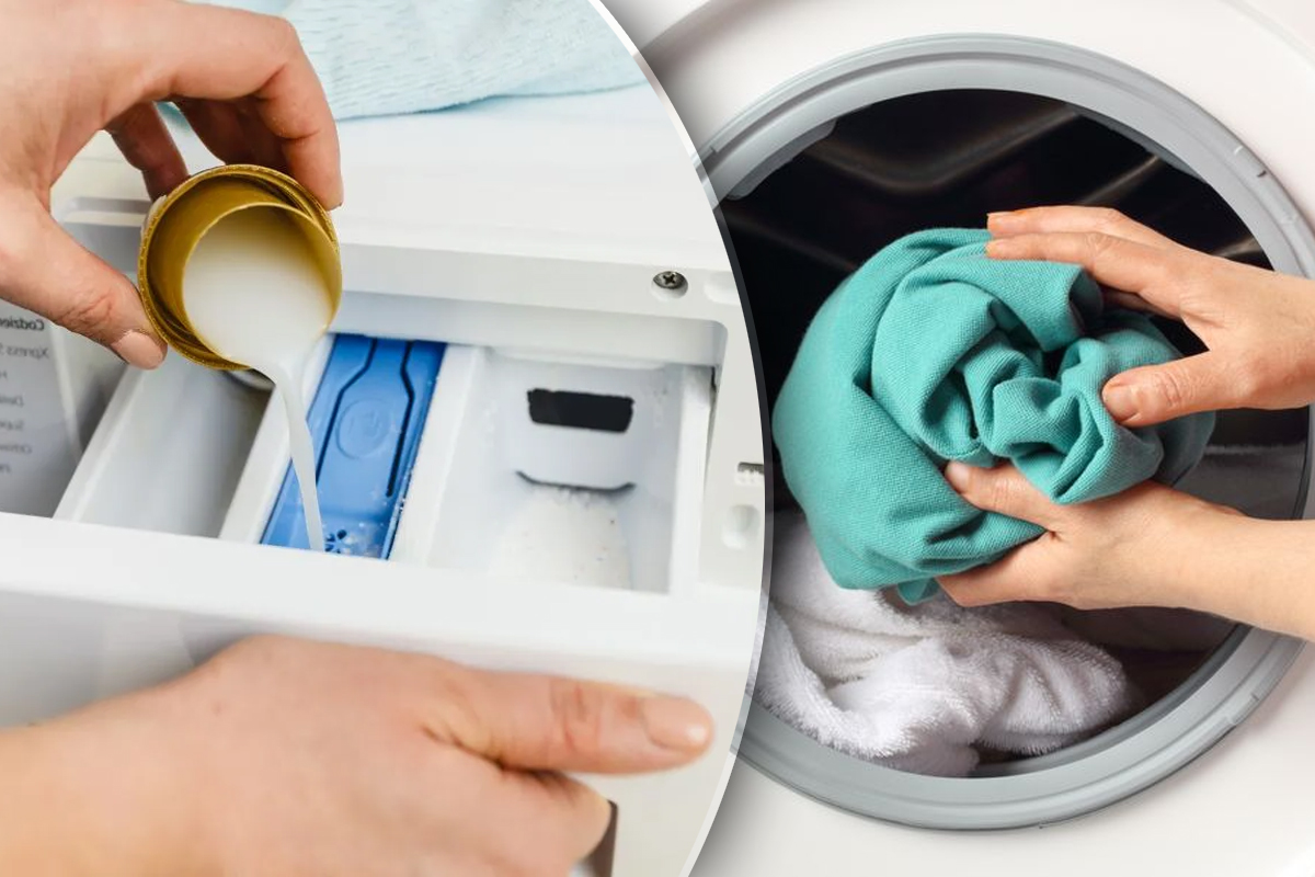 Cat detergent lichid se pune de fapt la o spalare