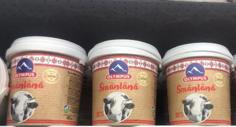 Ce conține, de fapt, smântâna Olympus de la Lidl. Mulți nu sunt atenți la acest detaliu ascuns de pe etichetă