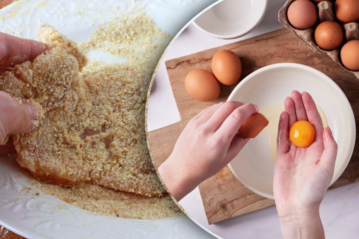 Ce să adaugi în oul prin care treci șnițelele de pui înainte de a le pune în tigaie. Așa ies crocante la exterior și fragede la interior