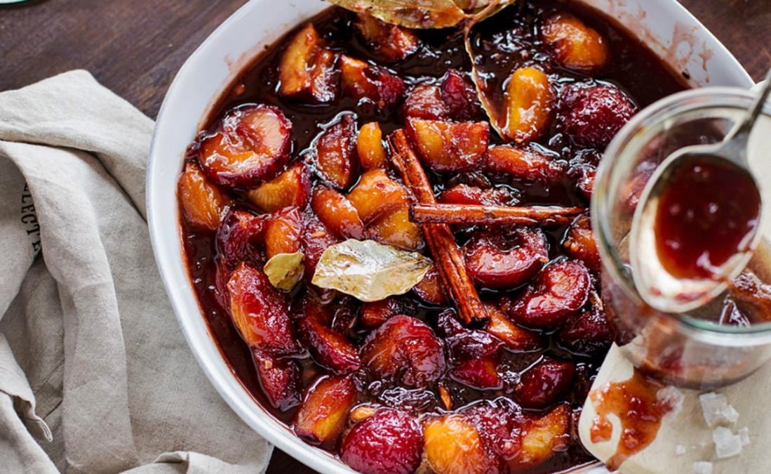 Compot de prune fără zahăr