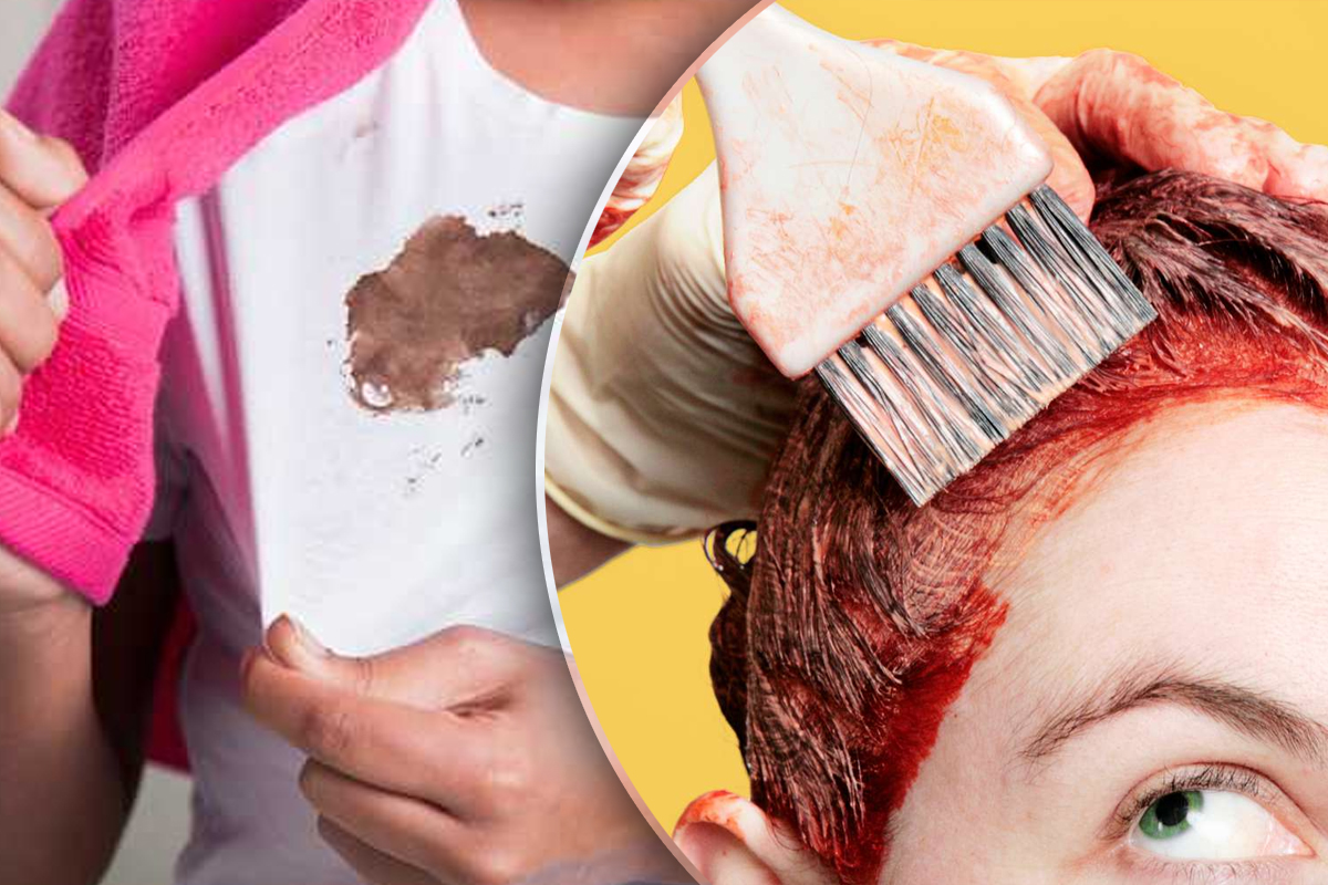 Cu ce se curata vopseaua de par de pe haine