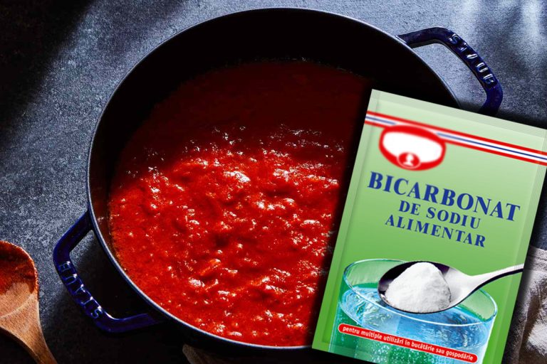 De ce să adaugi bicarbonat de sodiu în bulionul de roșii și când se pune, de fapt. Trucul gospodinelor iscusite