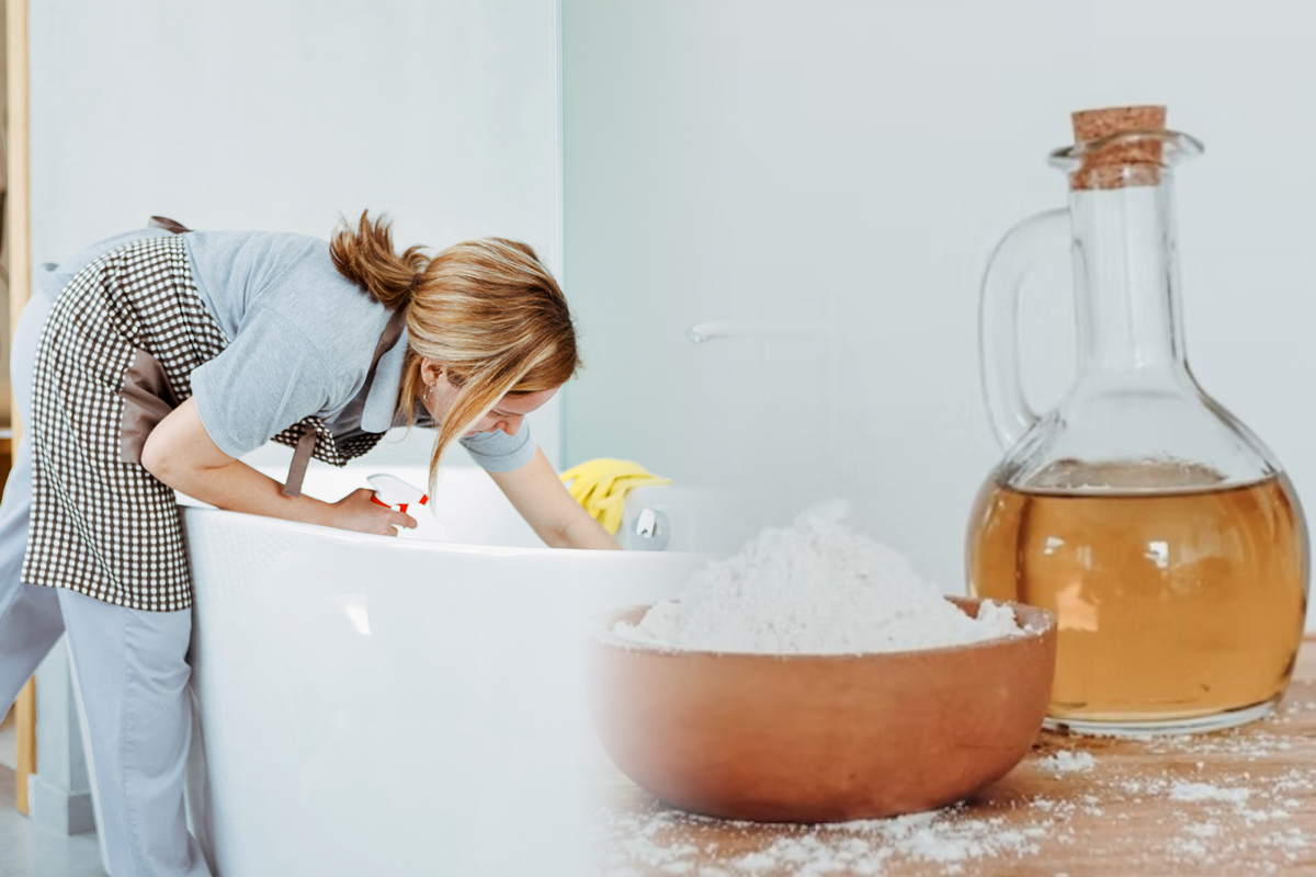 Nu mai spala cada cu otet si bicarbonat