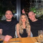 Vanessa Doroftei, alături de cei doi frați ai săi