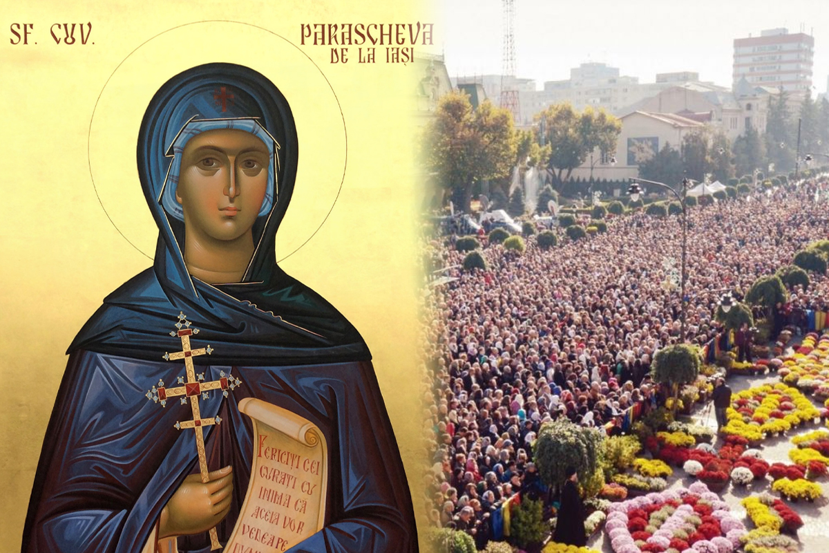 Cand incepe pelerinajul Sfintei Parascheva 2023. Cine sunt cei care impodobesc baldachinul Sfintei cu flori, traditia care se respecta de 20 de ani
