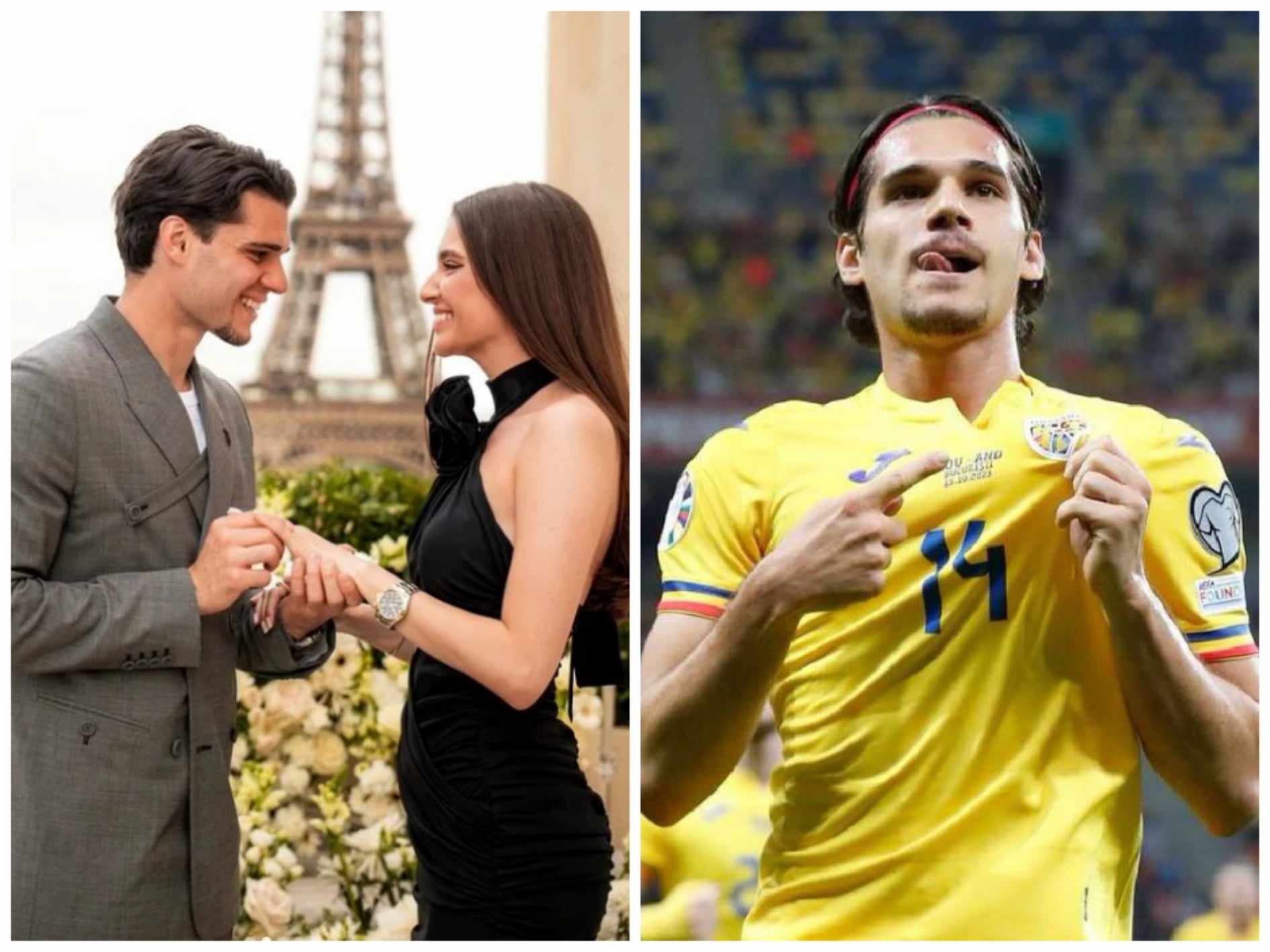 Cum s-au imbracat Ianis Hagi si Elena Tanase la petrecerea de logodna