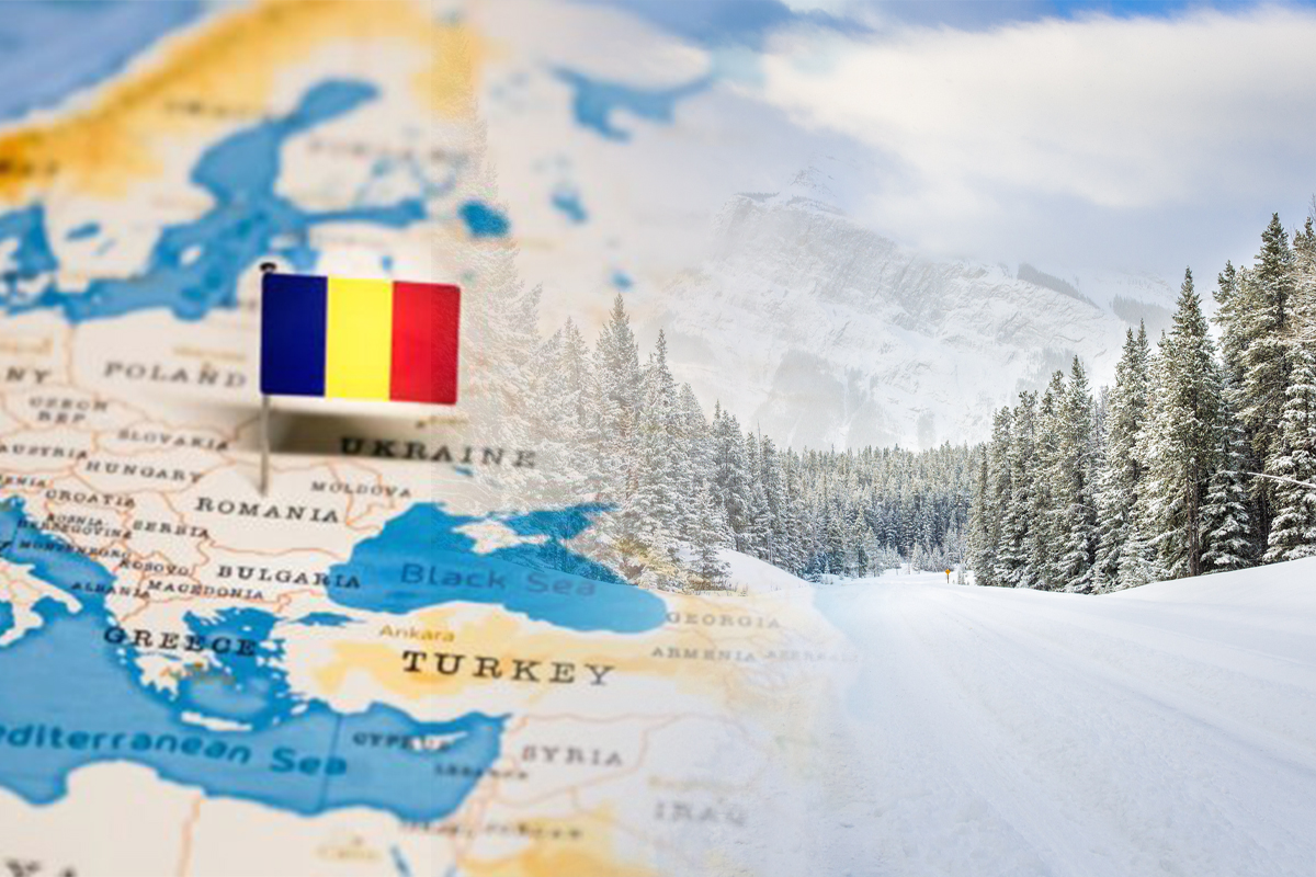 Localitatea din Romania unde este iarna in toata regula