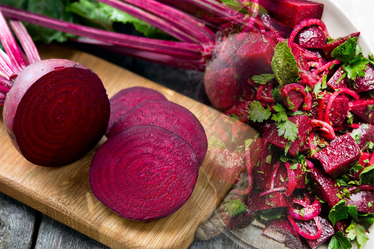 Salata de sfecla rosie la borcan