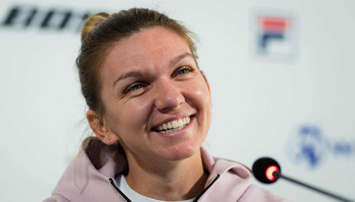 Simona Halep radiază de fericire