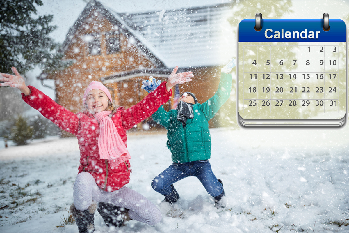 Vacanța de iarnă în anul școlar 2023-2024