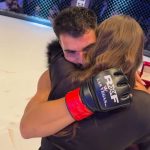 Iancu Sterp si-a cerut iubita de soție la finalul meciului cu George Zanoaga din RXF