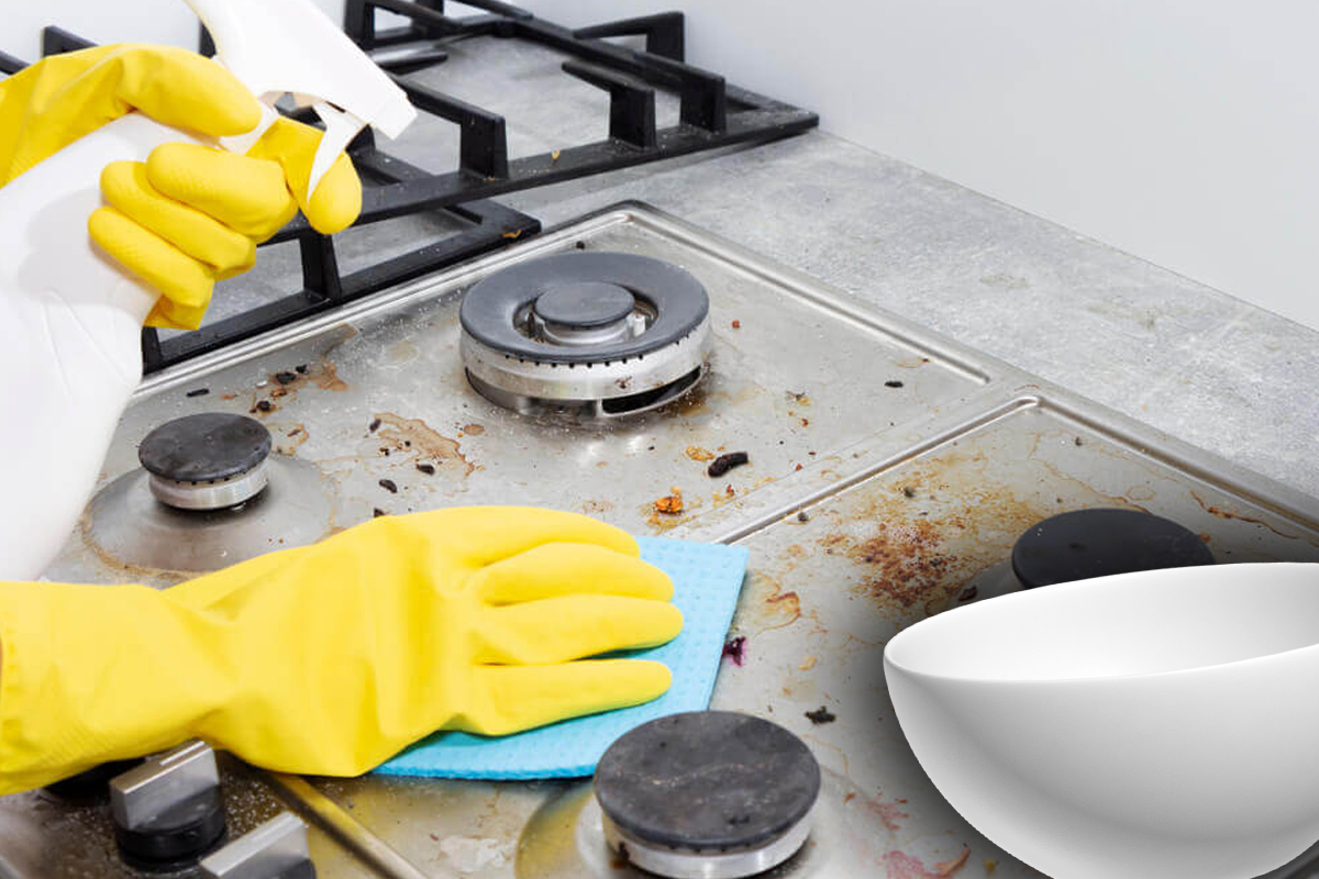 Amestecul din doua ingrediente care elimina toata murdaria de pe aragaz
