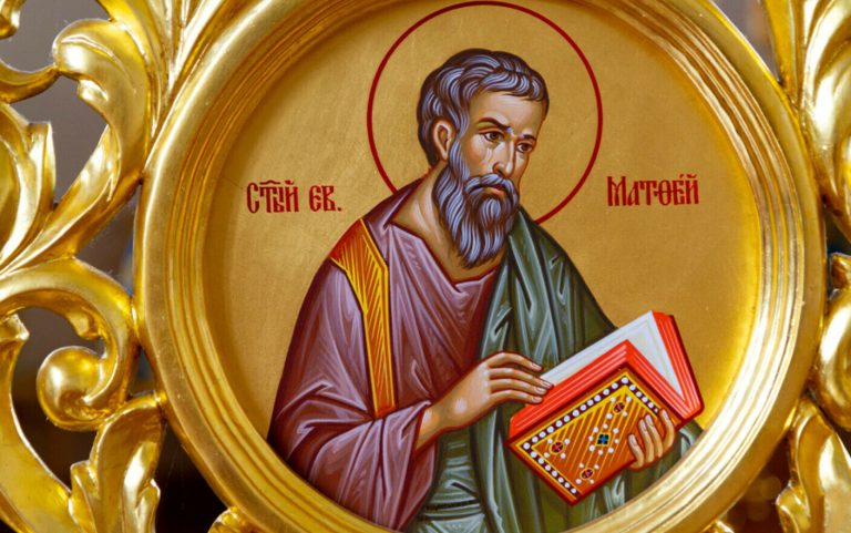 Cine a fost Sfântul Apostol și Evanghelist Matei. Este pomenit pe 16 noiembrie în calendarul creștin ortodox