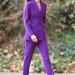Kate Middleton, ravisantă într-un costum violet. Apariția care a atras toate privirile, soția prințului William a strălucit în această ținută