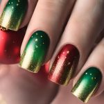 Modele de unghii de Crăciun 2023