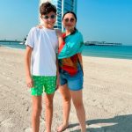 Andra si fiul ei, David