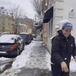 Andreea Esca, bătaie în zăpadă cu fiul ei, Aris Eram. Rar o vezi așa de fericită, imagini senzaționale
