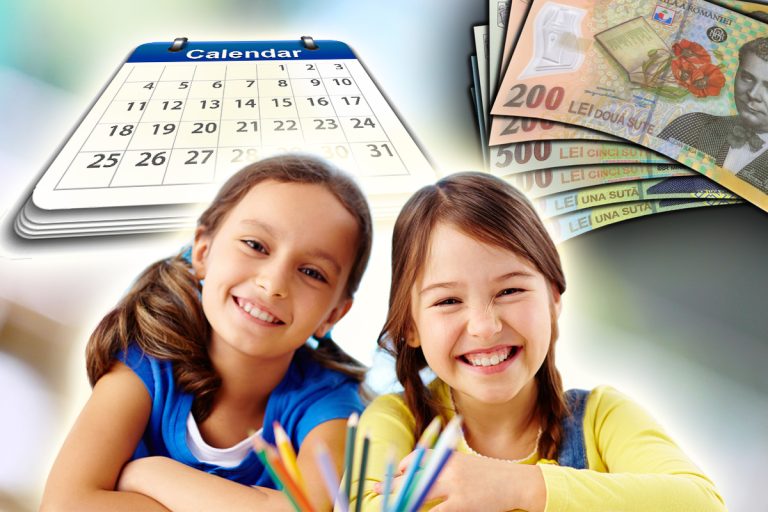 Cât e alocația pentru copii din februarie 2024. Pe ce dată intră banii pe card