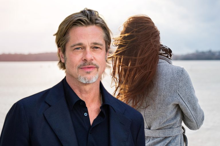 Dragostea plutește în aer pentru Brad Bitt, la 60 de ani. A fost surprins cu noua iubită, e mai tânără cu 26 de ani decât el