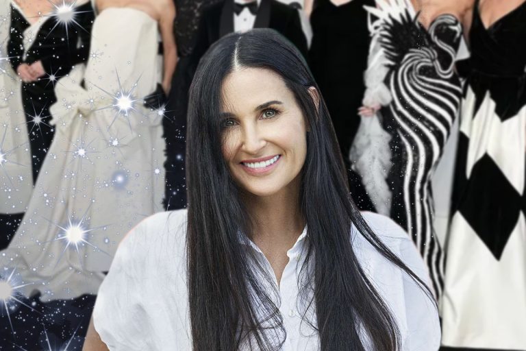 Rochia superbă cu care Demi Moore a făcut furori la un eveniment în New York. I-a pus în evidență silueta. Actrița arată bestial, la 61 de ani