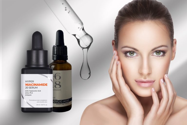 Rutina cu acid salicilic și niacinamide. De ce este bine să le folosești împreună