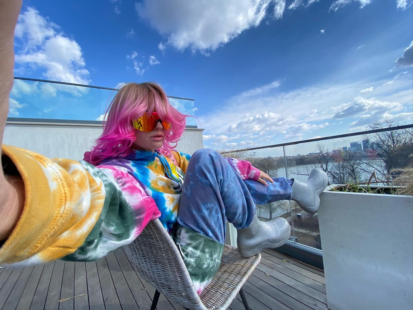 Imagini superbe și rare din locuința Deliei