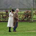 Picture dated February 11th shows King Charles III and Queen Camilla at the morning service at St Mary Magdalene Church in Sandringham, Norfolk, on Sunday morning.

The King is staying at Sandringham during his cancer treatment.
King Charles III and Queen Camilla attend church in Sandringham, Norfolk, UK - 11 Feb 2024,Image: 845644599, License: Rights-managed, Restrictions: UK out 48hrs, Model Release: no, Credit line: Bav Media / Shutterstock Editorial / Profimedia