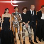 London, UNITED KINGDOM  - Cast and guests attend the World Premiere of Dune: Part Two in London this evening

*Pictures Containing Children Please Pixelate Face Prior To Publication*,Image: 847155101, License: Rights-managed, Restrictions: , Model Release: no, Pictured: Rebecca Ferguson, Souhella Yacoub, Zendaya, Timothee Chalamet, Stellan Skarsgard, Austin Butler and, Credit line: BACKGRID / Backgrid UK / Profimedia