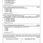 Simulare Evaluarea Națională 2024, subiecte la limba română 6