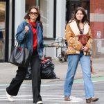 Katie Holmes și Suri Cruise în Manhattan. Profimedia