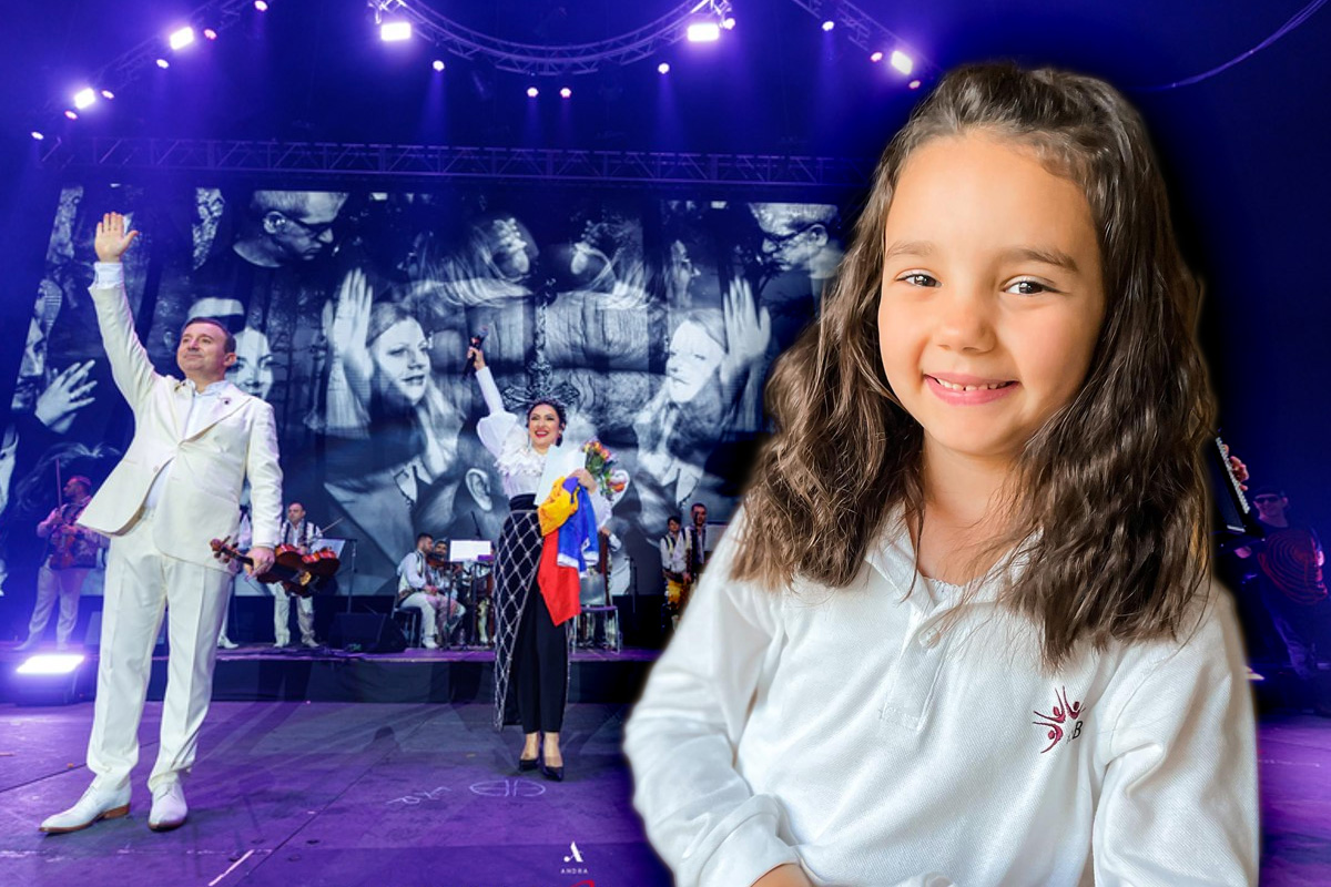 Ce facea Eva Maruta, in timpul concertului Andrei de pe Arena Wembley din Londra