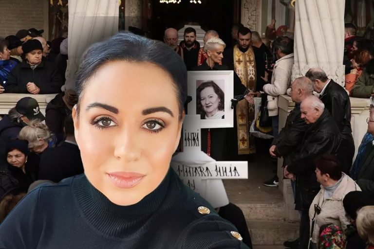 Cine este bărbatul care le-a susținut pe Oana Roman și fiica ei, la înmormântarea Mioarei Roman: ”Isa a stat mai mereu sprijinită de un domn”